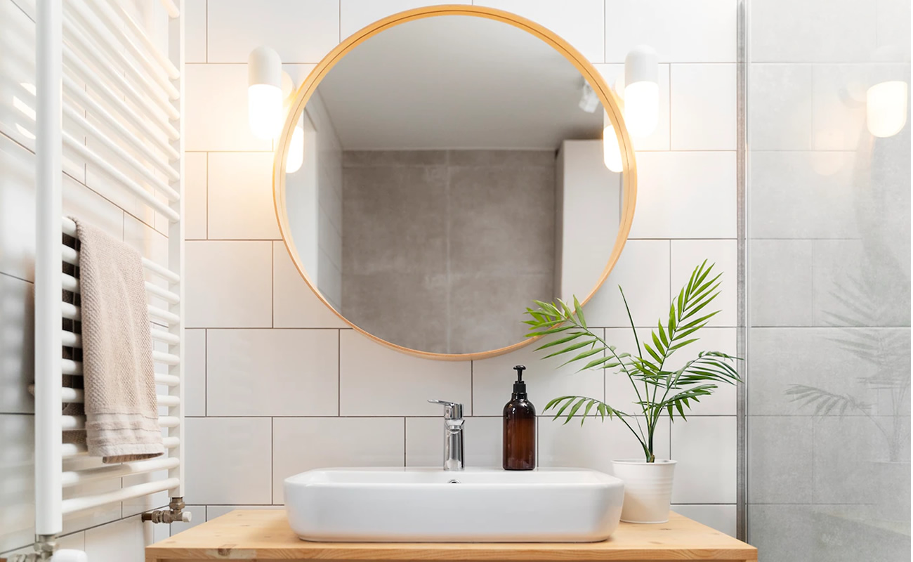 que hacer con los baños pequeños