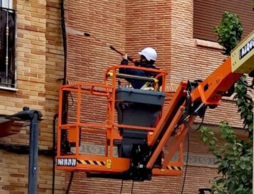 Limpieza de fachada por quemaduras eléctricas