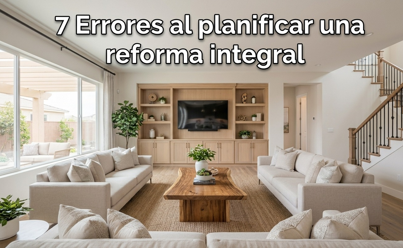 7 errores al planificar una reforma integral